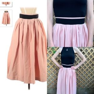 Preen by Thornton Bregazzi peach/pink skirt size small